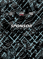 Abstract jersey design for sublimation sport t shirt