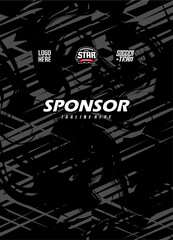 Abstract jersey design for sublimation sport t shirt