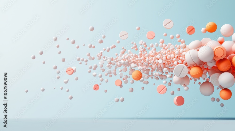Poster a diagram explaining the mechanism of action of a specific drug, illustrating how it interacts with 