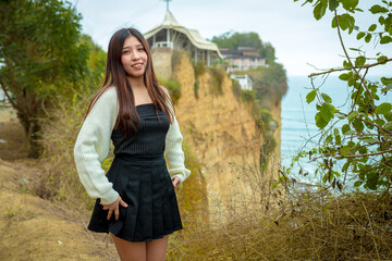 Hermosa joven latinoamericana