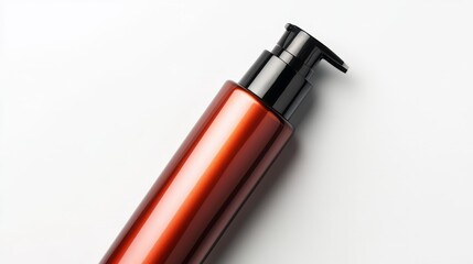 Fototapeta premium A bottle of volumizing hair mousse, isolated on a white background