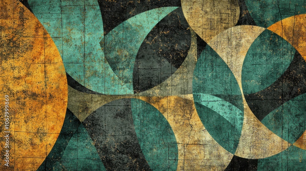 Poster abstract geometric colorful background texture design
