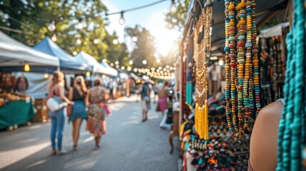 Attending a Craft Fair: Discover the creativity at local craft fairs, supporting artisans while finding unique handmade gifts for yourself or others.

