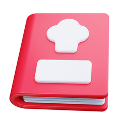 Recipe Book 3d Render Icons