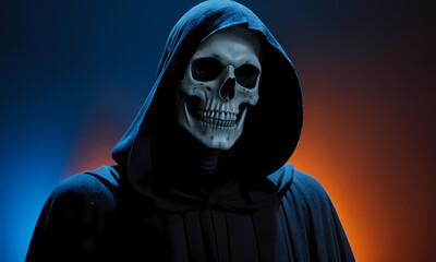 scary halloween skeleton