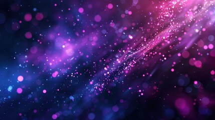 Obraz premium Abstract Purple and Blue Bokeh Background