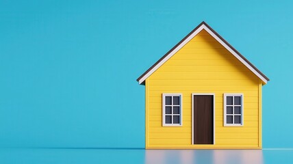 Explaining the mortgage amortization schedule, showing monthly principal and interest breakdown over a 30year loan, 3D illustration