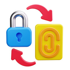 Two Factor Authentication 3d Render Icons