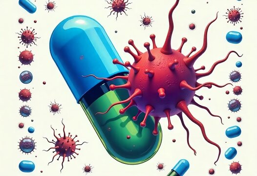 Floating Capsules and Virus Particles in Light Surrounding