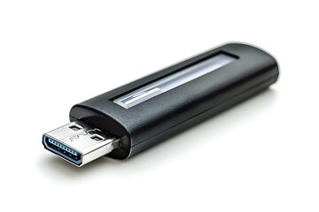 Usb flash memory isolated on white background