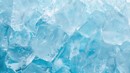 Stunning Geometric Blue Ice Texture Background: A Cool Vision of Beauty