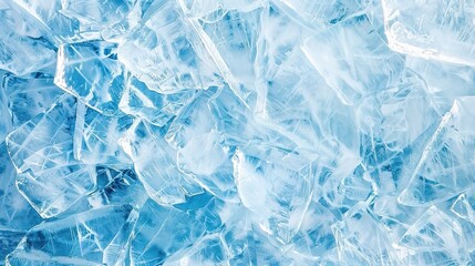 Obraz premium Stunning Geometric Blue Ice Texture Background: A Cool Vision of Beauty