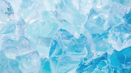 Obraz premium Stunning Geometric Blue Ice Texture Background: A Cool Vision of Beauty