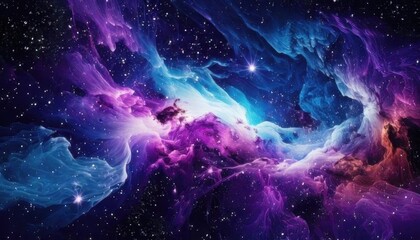 Obraz premium galactic nebular background