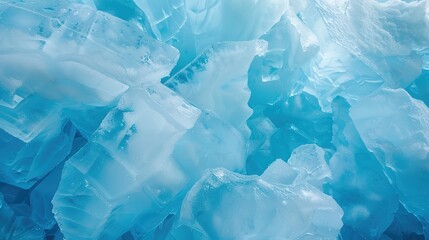 Obraz premium Stunning Geometric Blue Ice Texture Background: A Cool Vision of Beauty