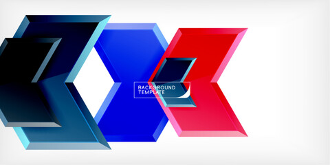 Technology dynamic arrow geometric background. Vector Illustration For Wallpaper, Banner, Background, Card, Book Illustration, landing page