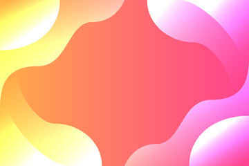 Yellow And Pink Abstract Background