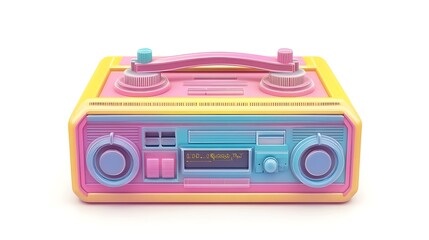 Fototapeta premium Colorful Boombox