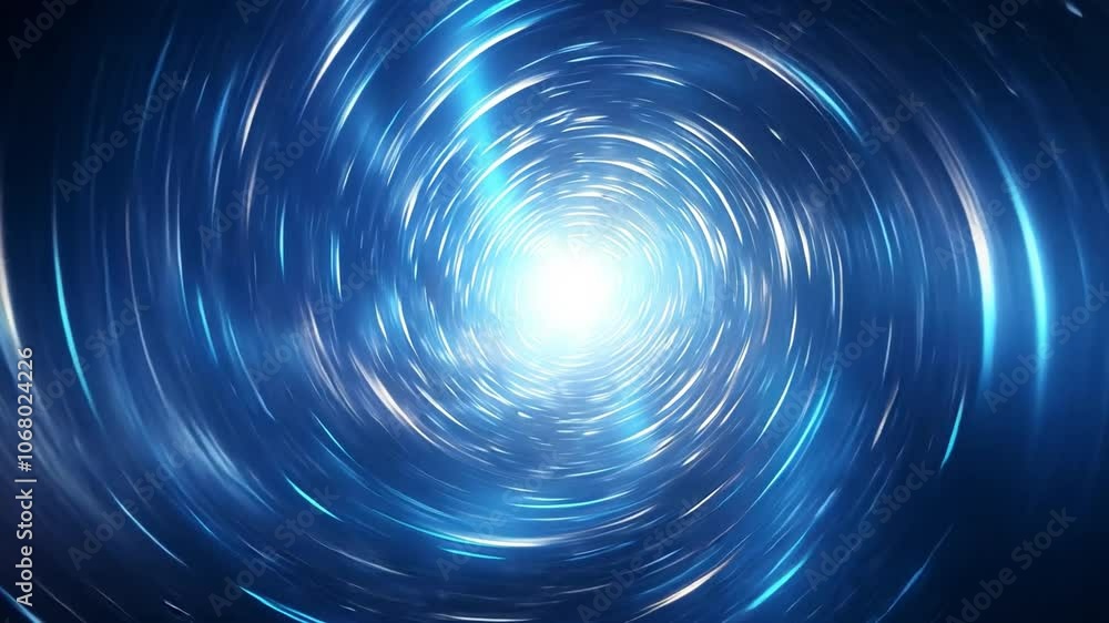 Poster Cosmic Vortex: A mesmerizing swirl of light and energy creates a swirling vortex, evoking a sense of wonder, mystery, and cosmic power.