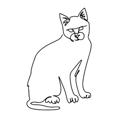 Animal Line Art Vector Graphic Decorative