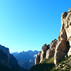 landscape in the mountains