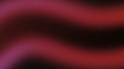 Dark colour flow grainy gradient background. Abstract magenta red colour noisy gradient, wave shaped, Vibrant colors flowing, website header design, cover, banner, poster