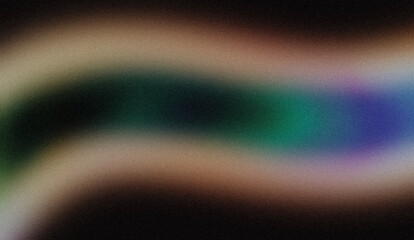 Dark colour flow grainy gradient background. Abstract orange blue green colour noisy gradient, wave shaped, Vibrant colors flowing, website header design, cover, banner, poster