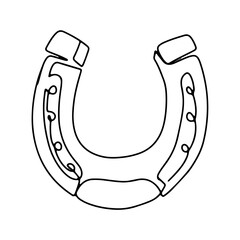 Cowboy Line Art Vector Graphic Design Decoration