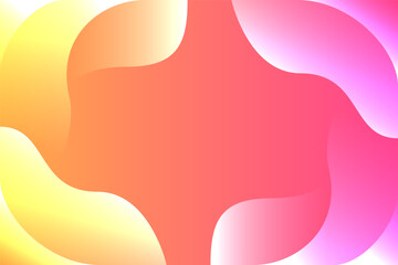 Pink And Yellow Abstract Background