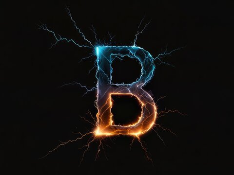 sparkler alphabet letters 8 on black