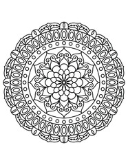 Mandalas Adults Coloring Pages Book