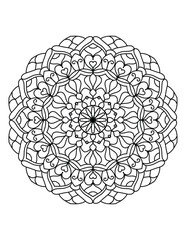 Mandalas Adults Coloring Pages Book