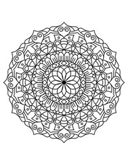 Mandalas Adults Coloring Pages Book