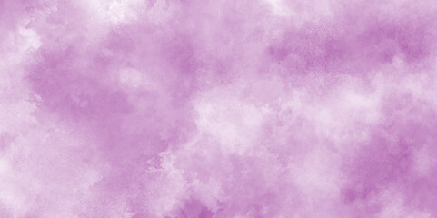brush painted watercolor abstract painting background, abstract color purple texture background on black canvas with smoke, Soft and cloudy watercolor stain of purple  paint texture with grunge.