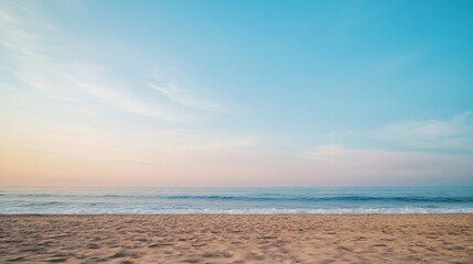 Obraz premium beach and sea. sea and sky. beach and blue sky