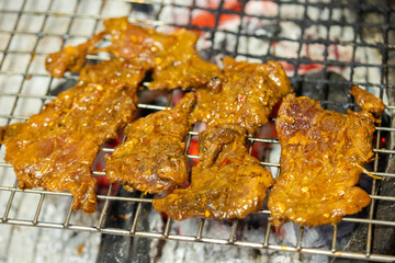 Vietnamese Beef Lemongrass. Lemongrass grilled beef steak. 