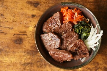 牛ハラミ　ビビンバ風　牛肉