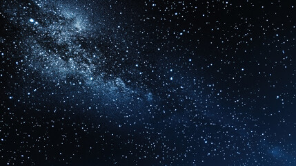 Obraz premium A dark blue sky filled with stars