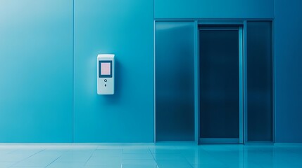Fingerprint Scanner Security Door