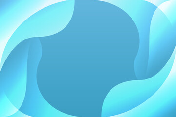 Modern Blue Sea Abstract Background