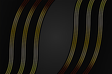 Yellow Luxury Abstract Background Style