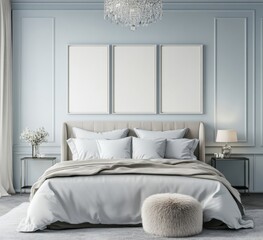 Elegant Bedroom Interior.