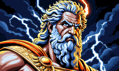 Zeus, sky and thunder god