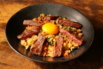 牛ハラミ　キムチビビンバ風　牛肉