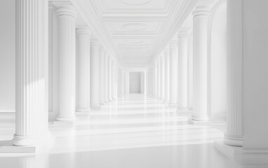 White Columns Hallway.