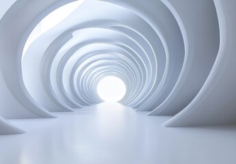 Obraz premium Circular Tunnel.