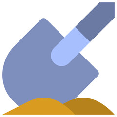 shovel flat icon