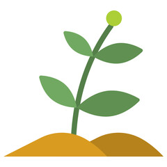 plant flat icon