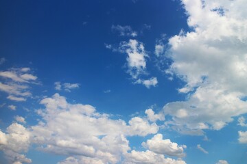 white cloud with blue sky background