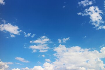 white cloud with blue sky background